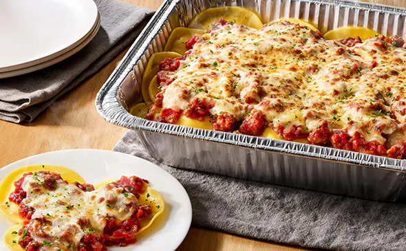 Olive Garden Cheese Ravioli family-size pan $46.49