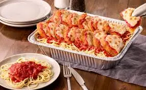 Olive Garden Chicken Parmigiana family-size pan $54.99