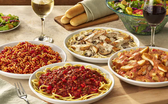 Olive Garden Create Your Own Pasta $12.99