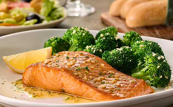 Olive Garden Herb-Grilled Salmon $21.79