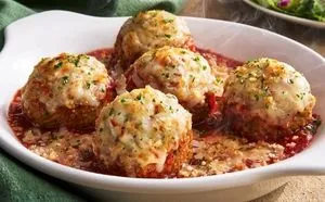 Olive Garden Meatballs Parmigiana appetizer $11.29