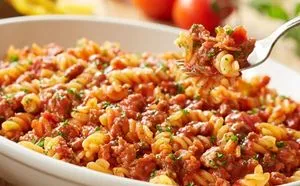 Olive Garden Rotini Pasta with Meat Sauce gluten-sensitive $12.99
