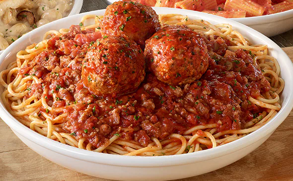 Olive Garden Spaghetti and Meatballs $16.78