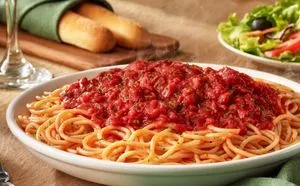 Olive Garden Spaghetti with Marinara sauce $12.99