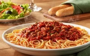 Olive Garden Spaghetti with Meat Sauce $12.99