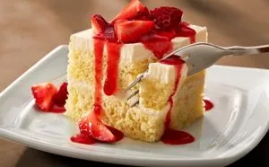 Olive Garden Strawberry Cream Cake $9.29