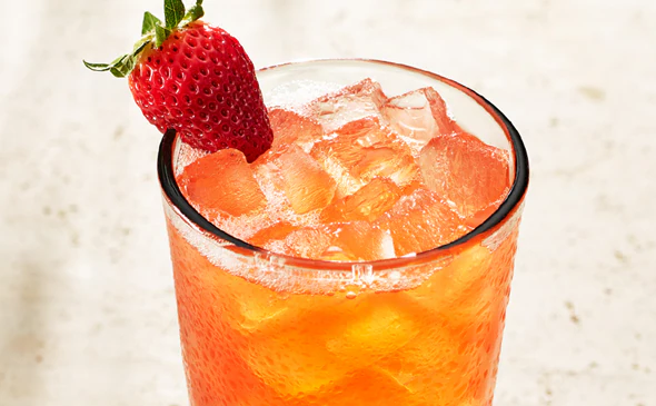 Olive Garden Strawberry-Passion Fruit Limonata $4.49