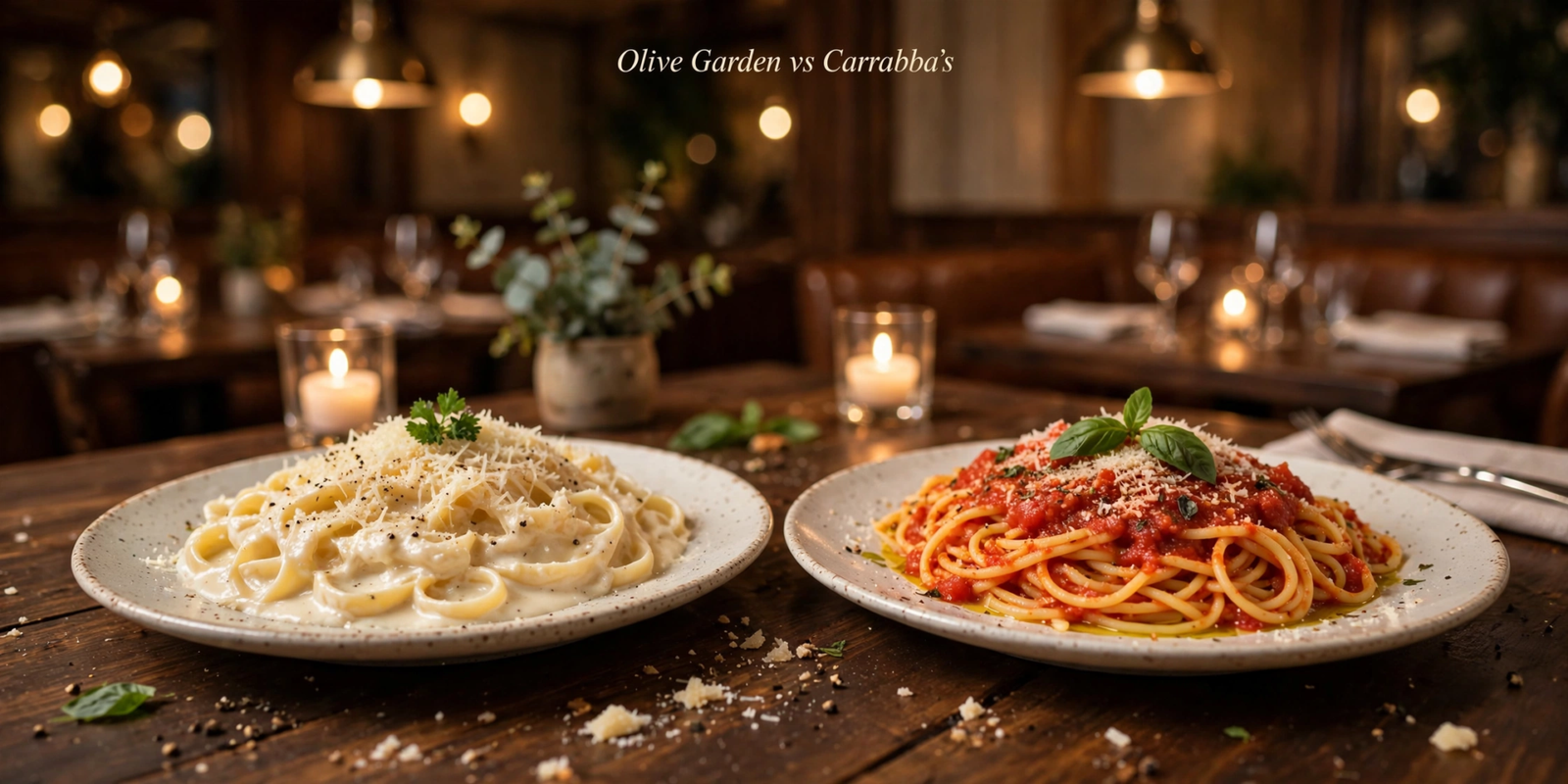 Olive Garden vs Carrabba's price comparison